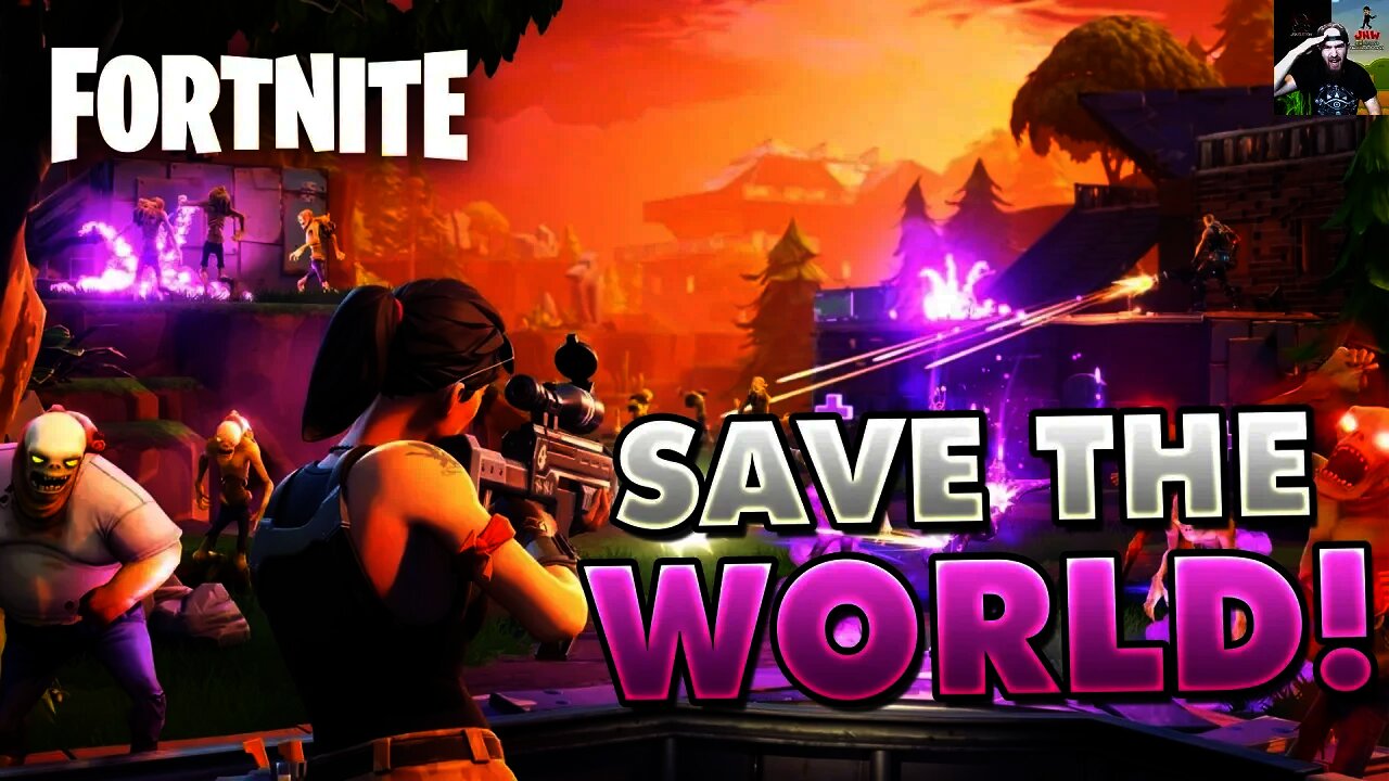 Playing Fortnite SAVE THE WORLD for the First Time! (Fortnite Story/Campaign)