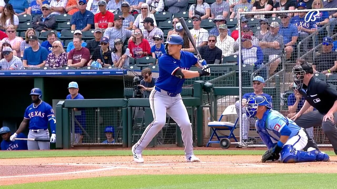 Corey Seager's first Spring Training hit