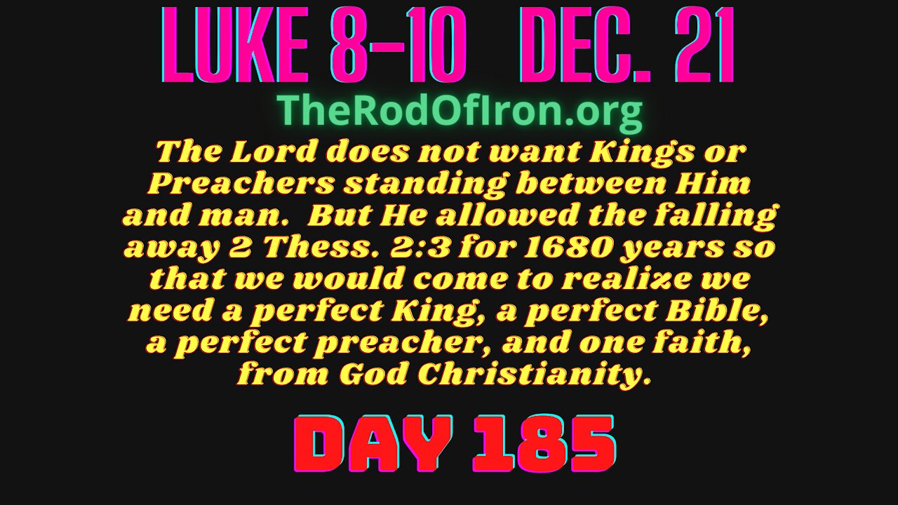 Luke 8-10 Want to preach? Too Late! Now we must prepare for the perfect preacher Jesus Christ