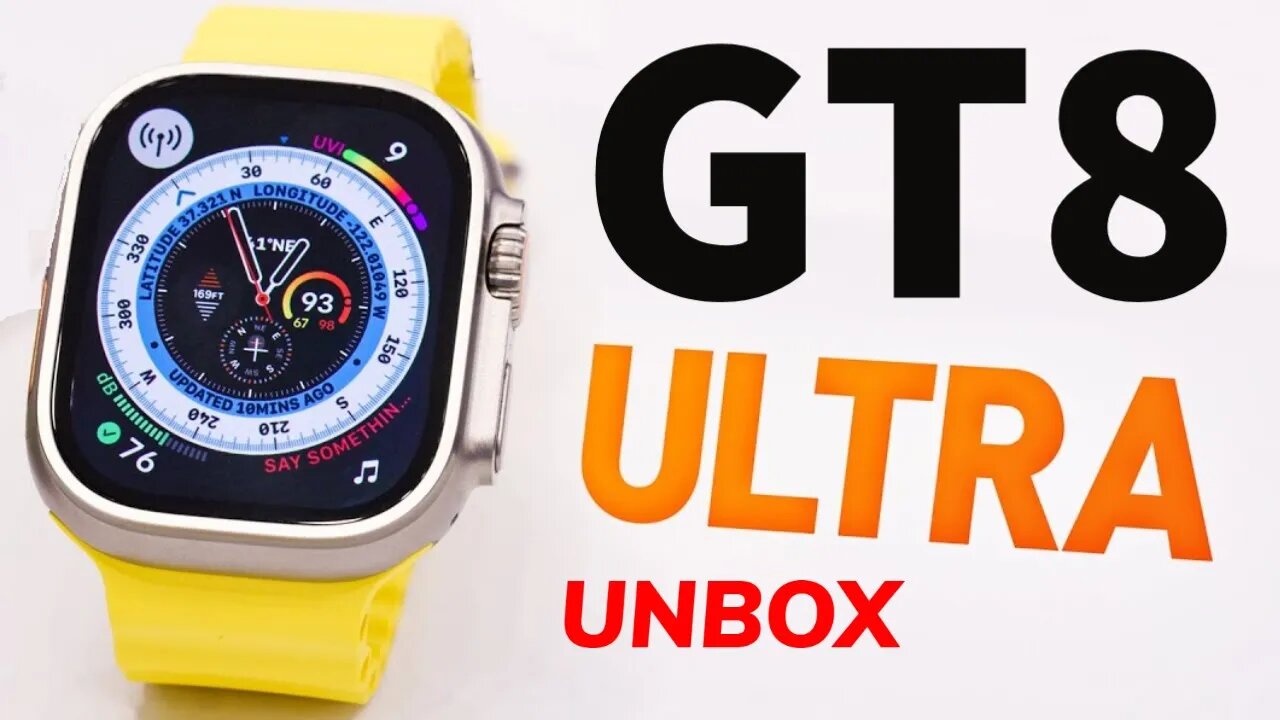 GT8 ULTRA UNBOX watch 8 series pk DT8 ZD8 W68 V8 X8