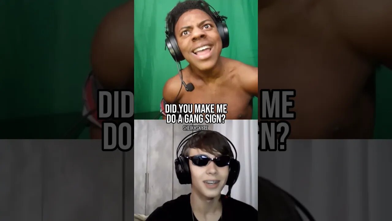 Kid Makes IShowSpeed Throw Gang-sign