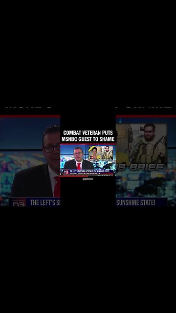 Combat Veteran Puts MSNBC Guest to SHAME