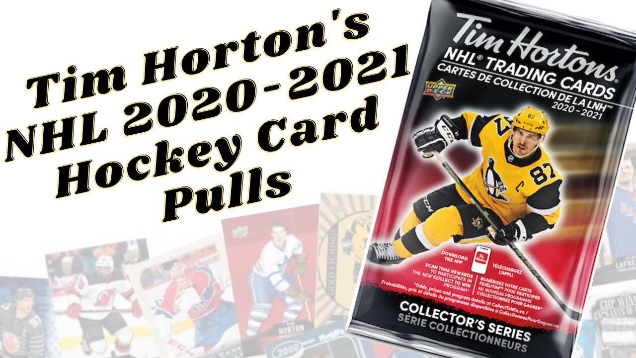 Tim Horton's NHL Hockey Trading Card Pull Session #6