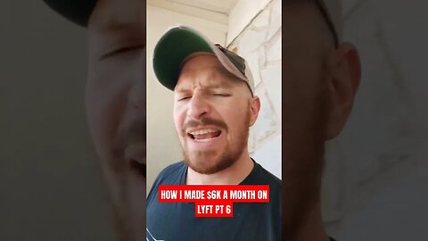 HOW I MADE $6K A MONTH ON LYFT PT.6 #lyft #lyftdriver #shorts #lyftdrivers #moneymaking #usa