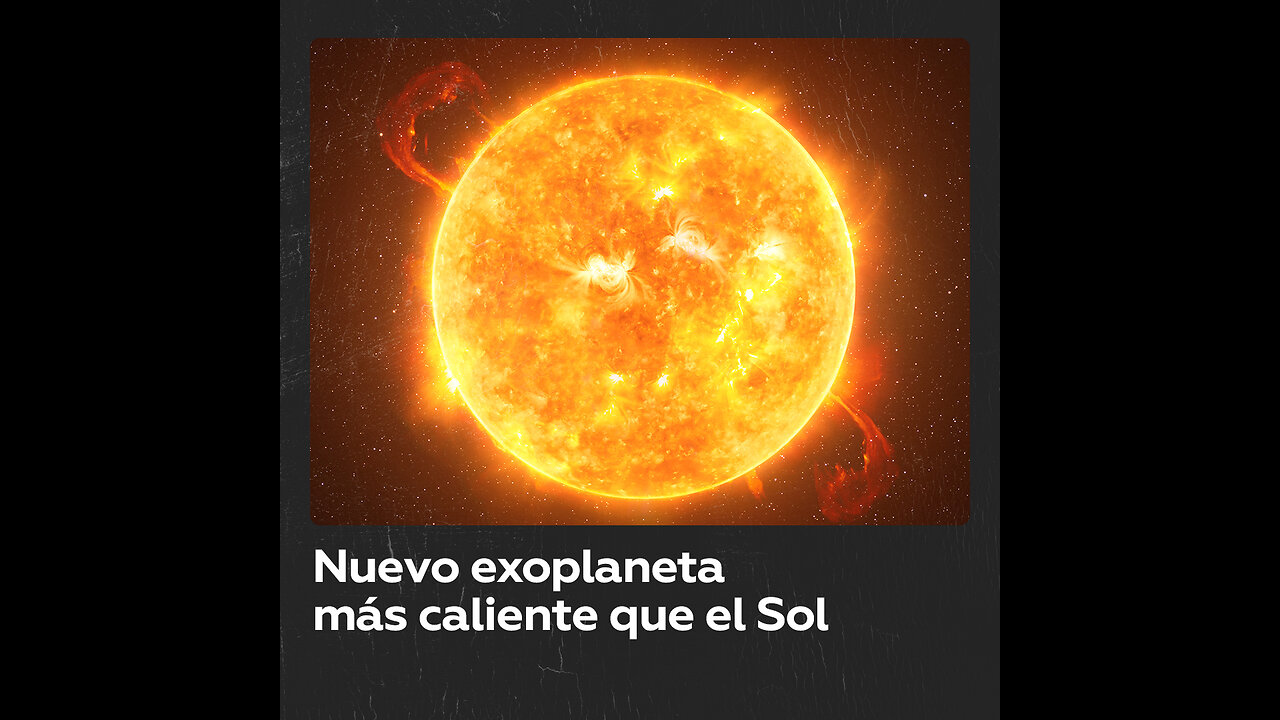 Científicos descubren un nuevo “planeta infernal” más caliente que el Sol