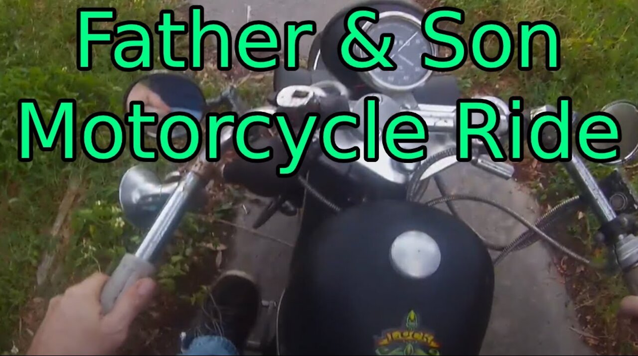 Motorcycle Ride: Father And Son Indian River Florida