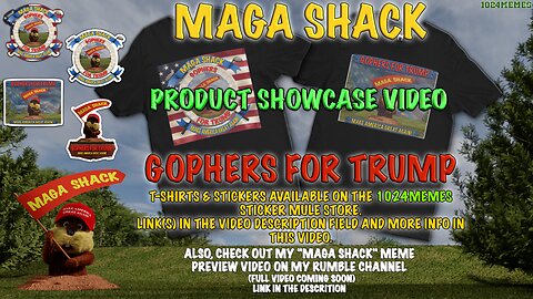 MAGA SHACK GOPHERS FOR TRUMP - PRODUCT SHOWCASE