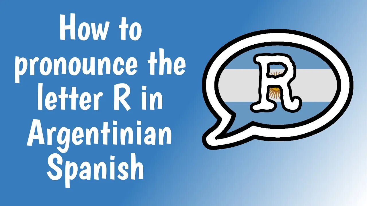 How to pronounce the letter R in Argentinian Spanish? (With IPA and examples...)