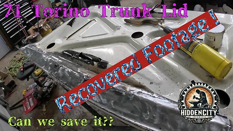Torino Trunk Lost Footage! Lead and Tin Repair!