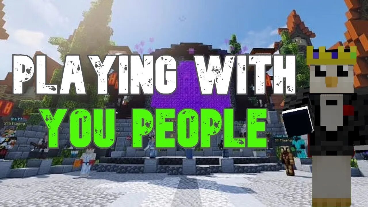 REAL GAMING ON MINECRAFT SERVERS WITH YOU