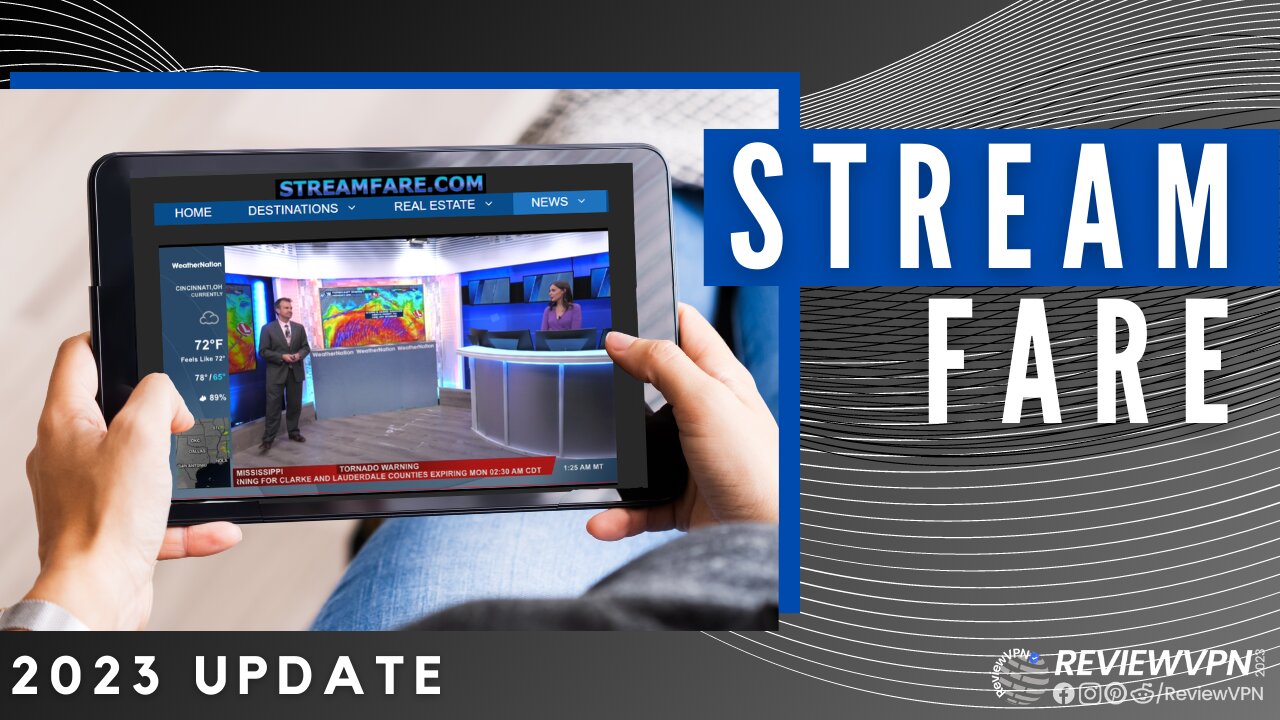 StreamFare - Free Streaming Website for Live News Channels! - 2023 Update