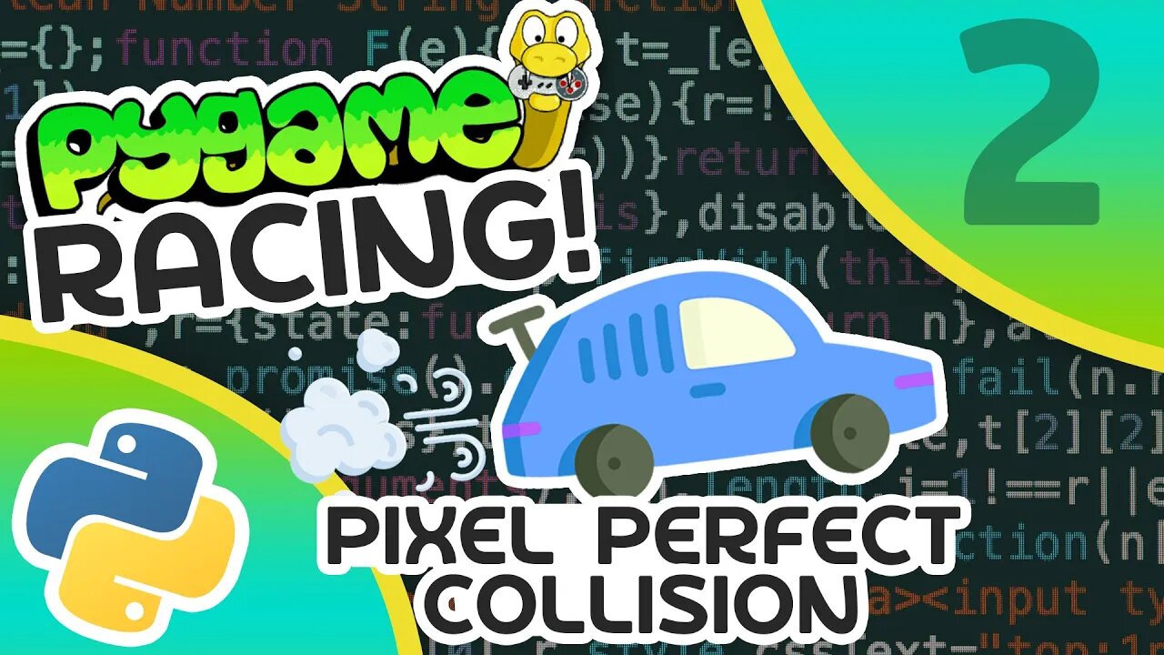 Pygame Car Racing Tutorial #2 - Pixel Perfect Collision