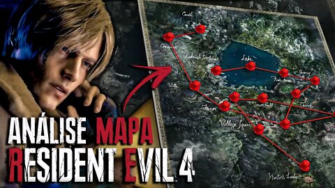 ANÁLISE COMPLETA do MAPA de RESIDENT EVIL 4 REMAKE