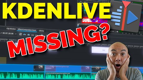 Kdenlive MISSING Render Button?!!🤯