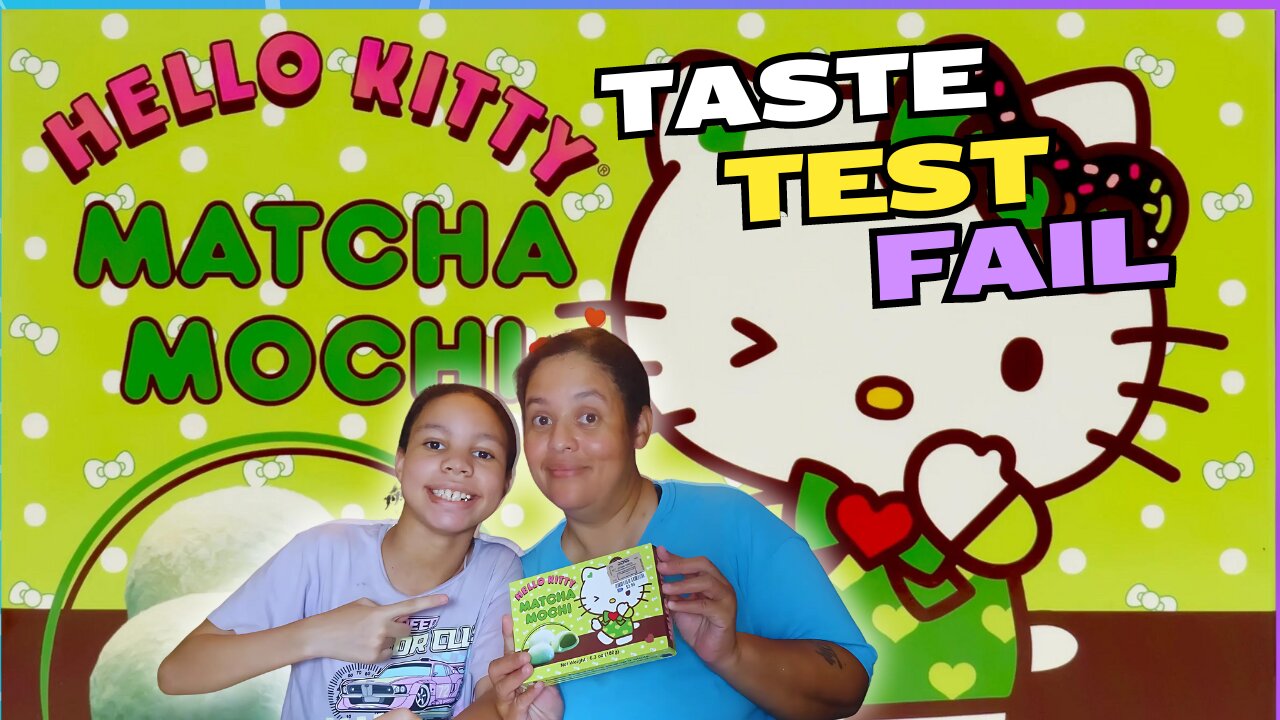 Trying Hello Kitty Matcha Mochi Gone Wrong: Cancer Warning Ruins Taste Test