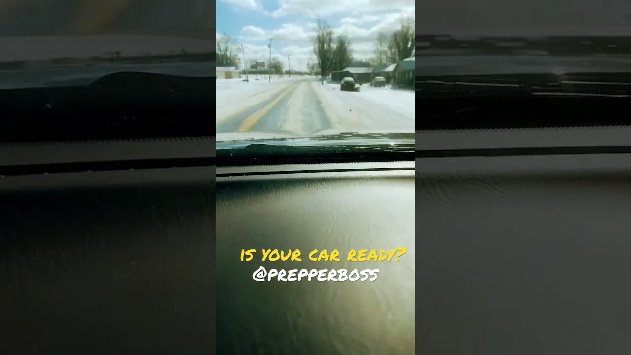 Is Your Car Ready? Winter is here your car must be prepped to work properly #shorts #prepperboss