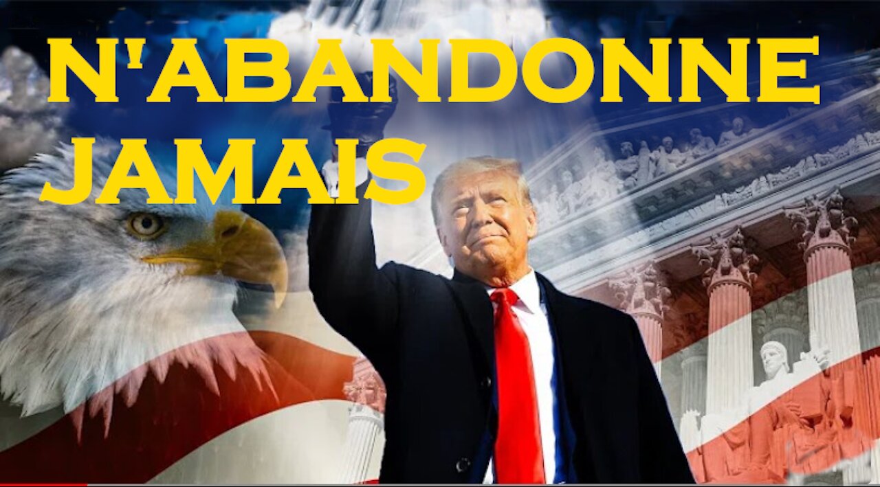 "N'abandonne jamais" ! "Baisse la tête et bats-toi !" : Donald Trump