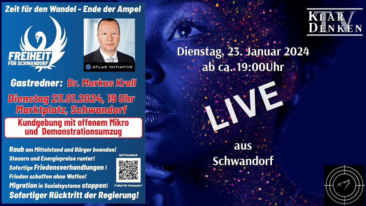 Live aus Schwandorf - mit Gastredner Markus Krall