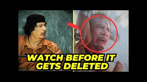 Gaddafi Was Klled Because Of This Speech He Made
