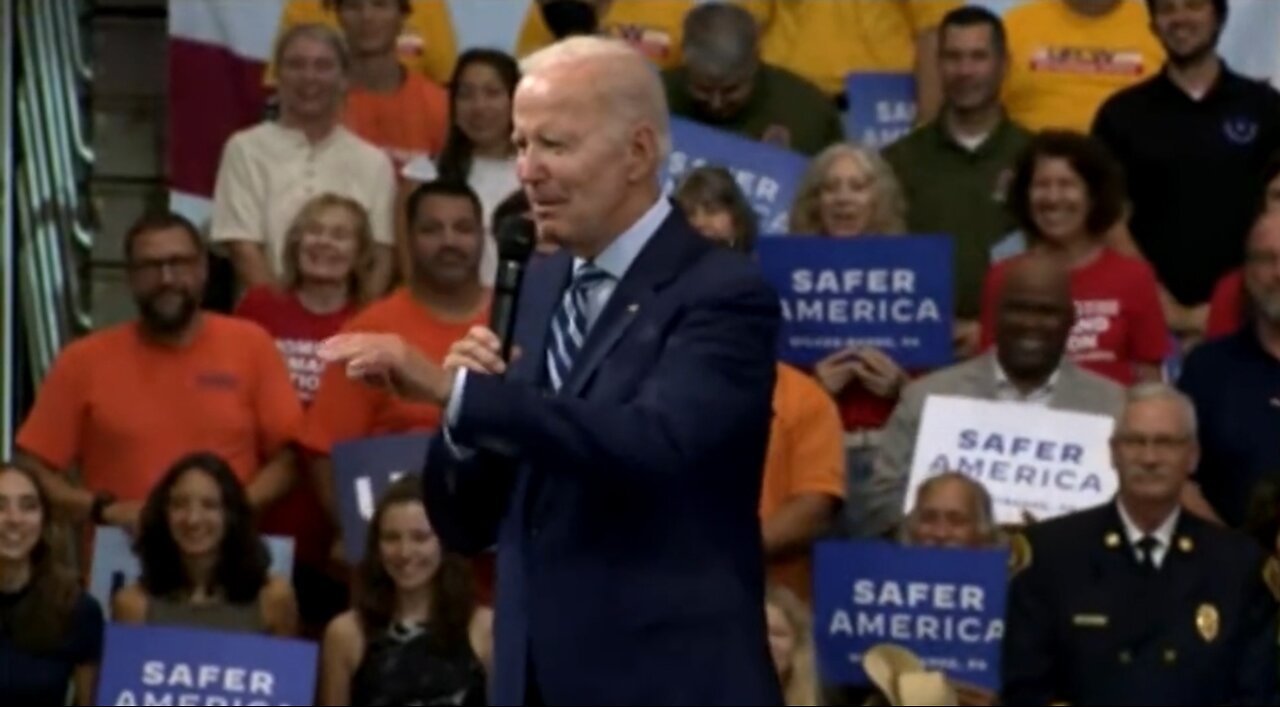 Biden to Kid: How Are You Baby? Almost Double Figures