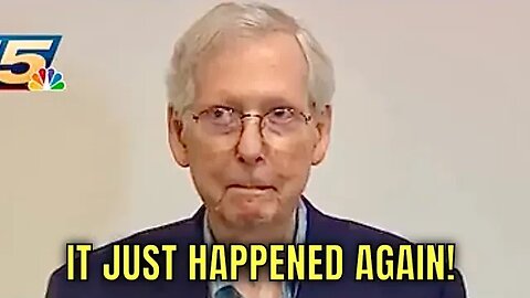 BREAKING: Mitch McConnell freezes AGAIN while answering questions