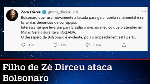 Zeca Dirceu é tigrão com Bolsonaro e tchutchuca com a roubalheira do pai