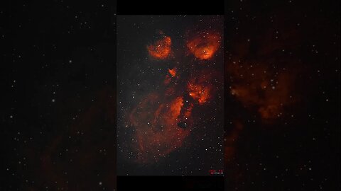 The Cats Paw Nebula 🐾through my telescope🔭 #space #viral #viralvideo #viralreels #science #universe