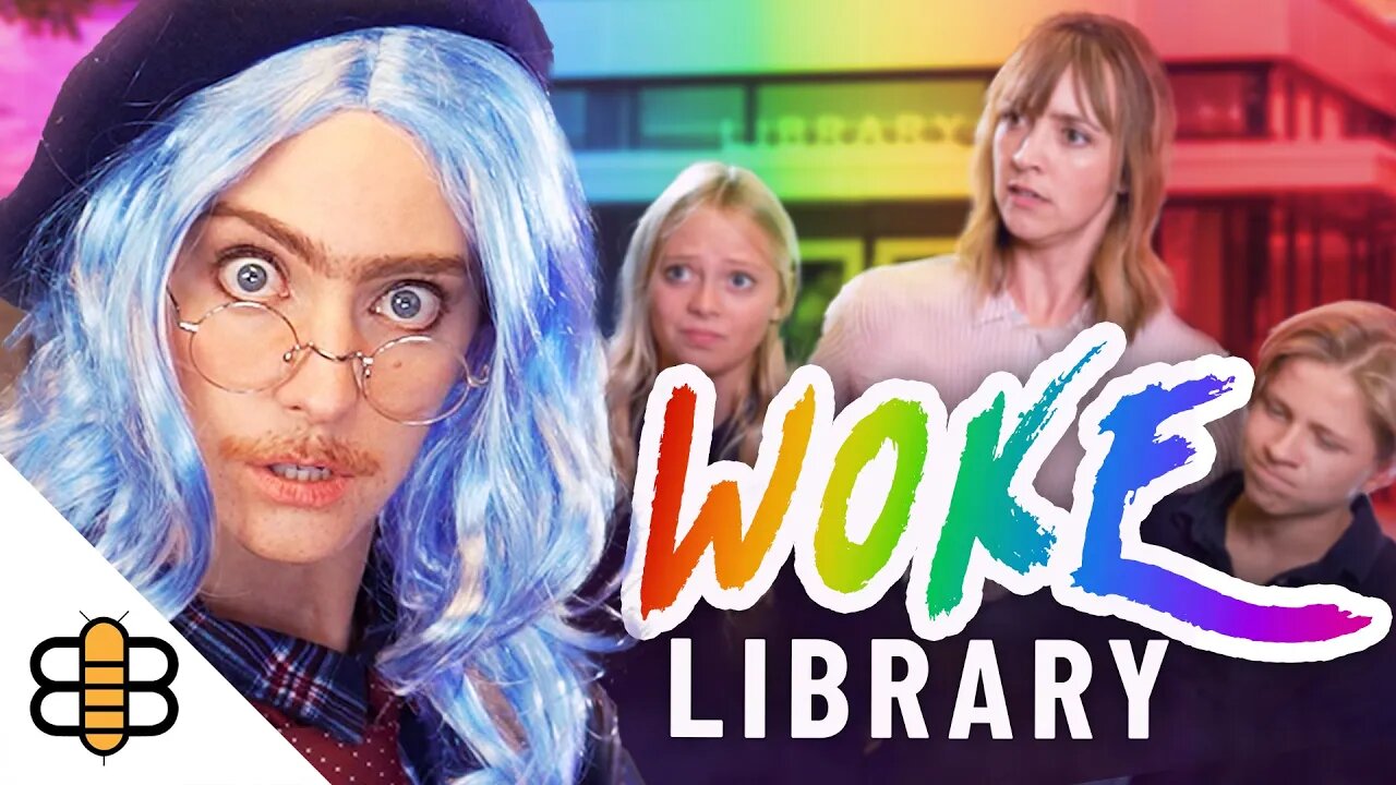 Homeschool Family Visits Woke Library