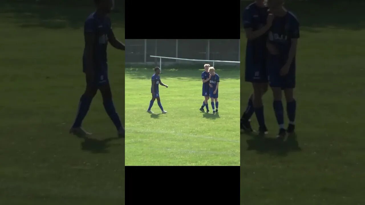 Bizarre Goal! | Grassroots Footballer Doesn't Even Celebrate After Scoring Strange Goal #shorts