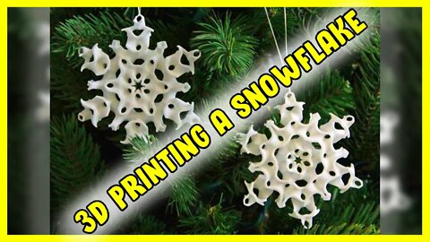3D Printing a Snowflake
