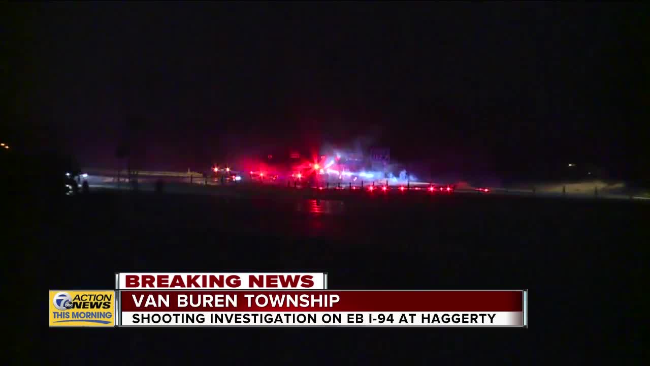 Freeway shooting investigation closed EB I-94 at Haggerty