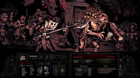 Darkest Dungeon Part 78, Leveling up Heroes.