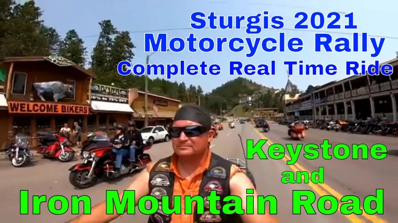 Keystone and Iron Mountain Road during the Sturgis Motorcycle Rally