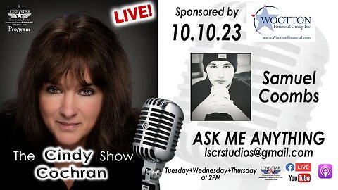 10.10.23 - Samuel Coombs - The Cindy Cochran Show on Lone Star Community Radio