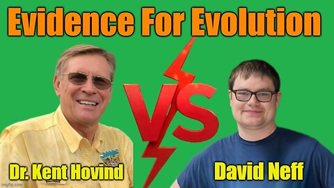 Evolution Debate | Is There Good Evidence for Evolution? | Kent Hovind vs David Neff Part One