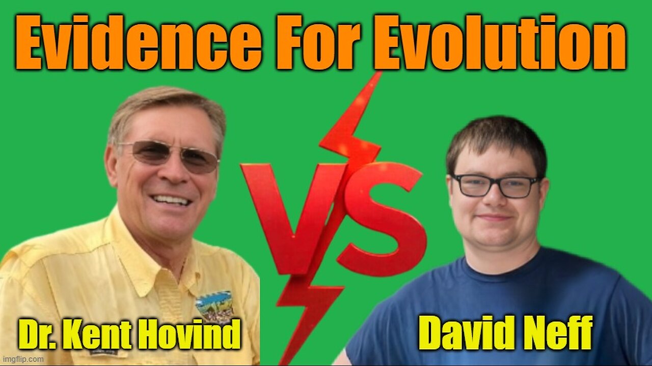 Evolution Debate | Is There Good Evidence for Evolution? | Kent Hovind vs David Neff Part One