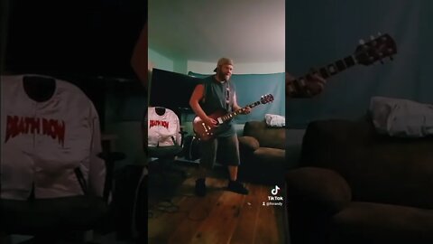 Guitarist FN Randy jams to Superstar by Upchurch. #creeksquad