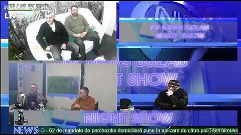 LIVE - TV NEWS BUZAU - PREMIERA - NIGHT SHOW. O emisiune despre tot si nimic! (RELUARE)
