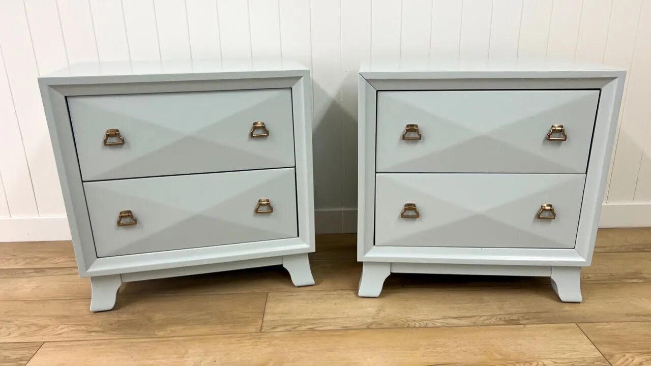 Furniture Flipping - Smoke Modern Nightstand Set + Furniture Flipping Tips