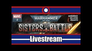 Warhammer 40,000 Sisters Of Battle Comic Livestream Part 02