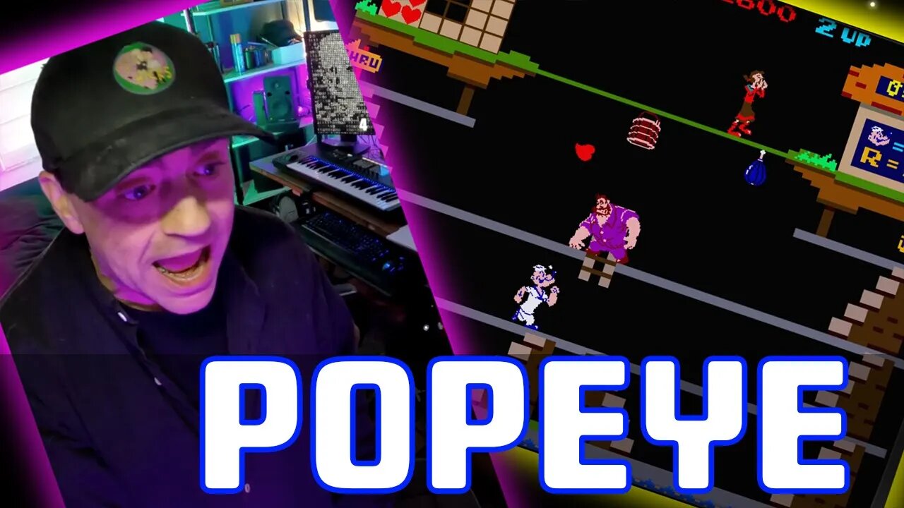 Chick Keeps Throwing Bottles at Me! | Classic Arcade Popeye