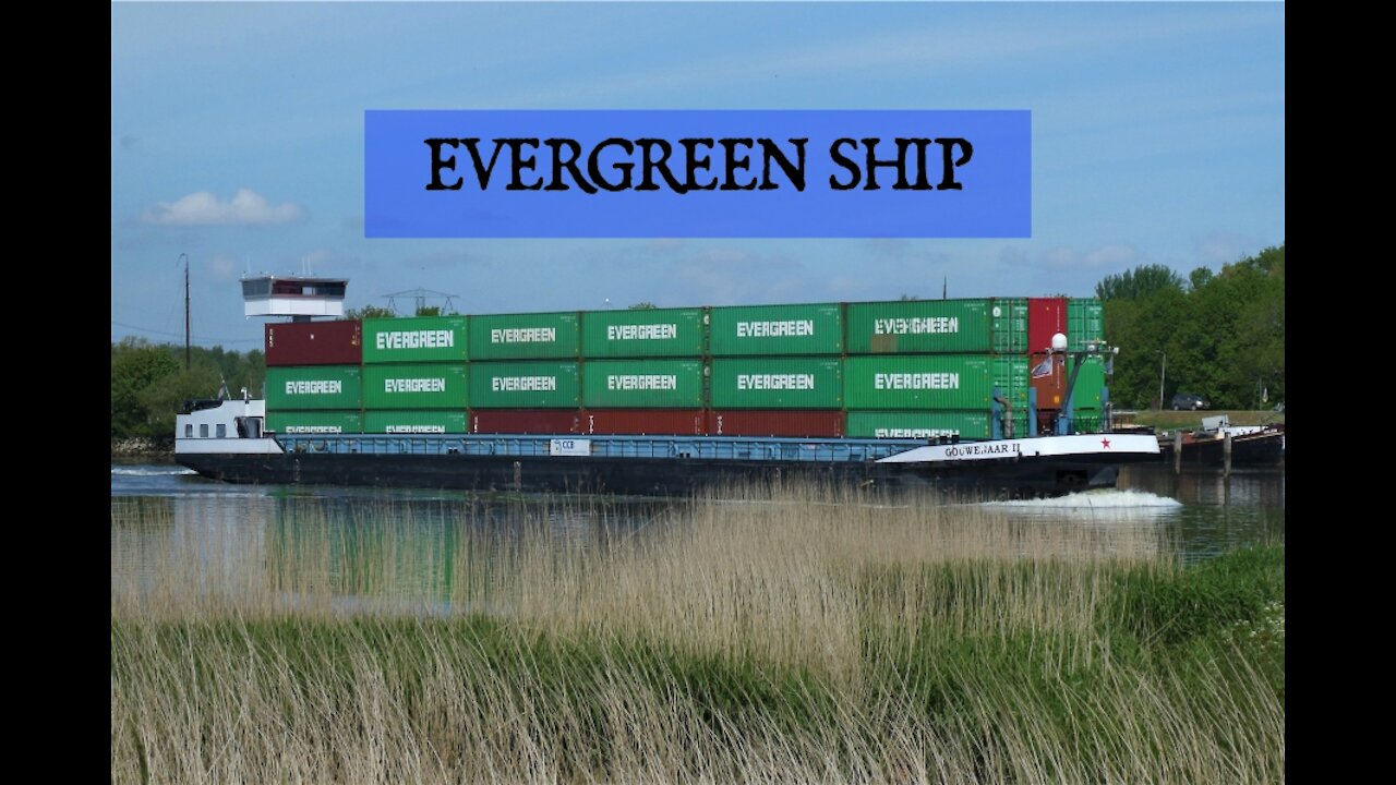 Evergreen Ship Loaded