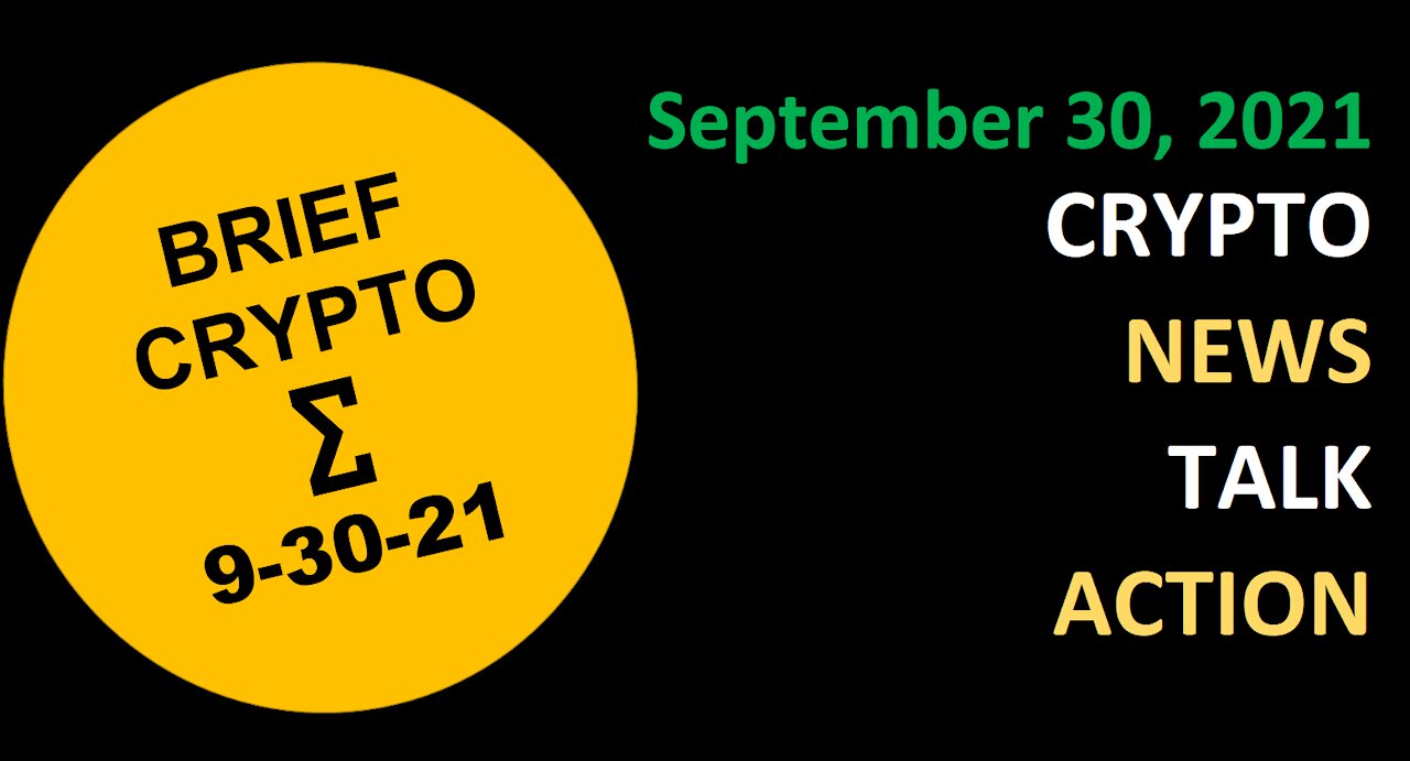 Crypto News Talk Action 30 September Bitcoin BTC Ethereum ETH Cardano ADA Solana SOL DOT