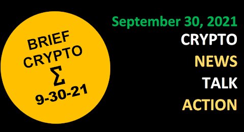 Crypto News Talk Action 30 September Bitcoin BTC Ethereum ETH Cardano ADA Solana SOL DOT