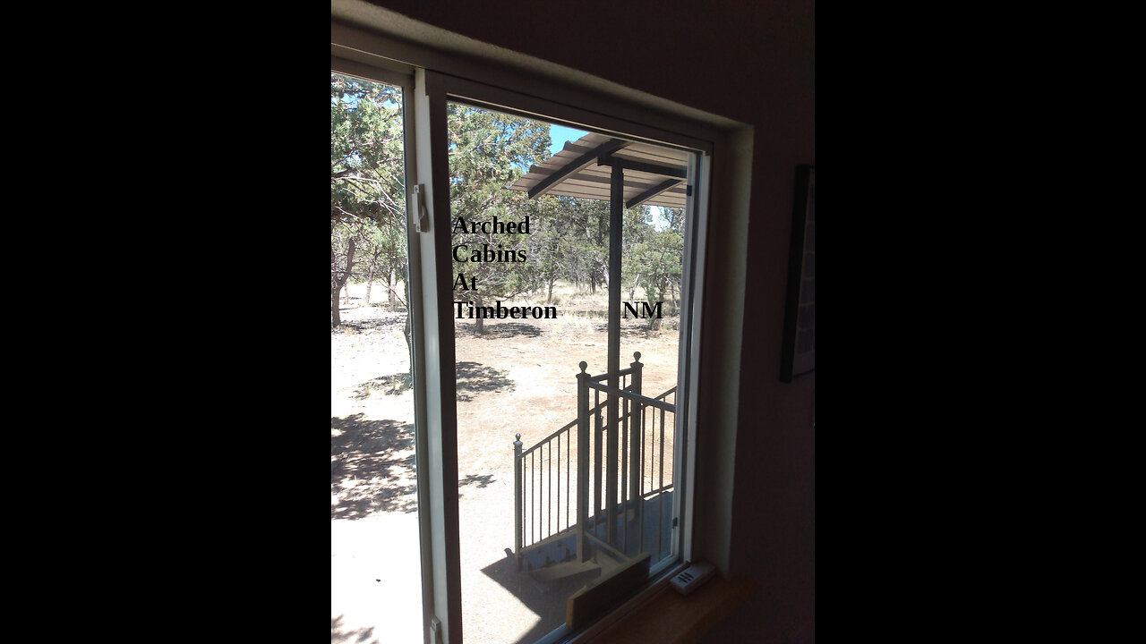 We See Some Arched Cabins In Timberon, NM. The Tours Are By The Guy Who Invented Them, And His Wife.