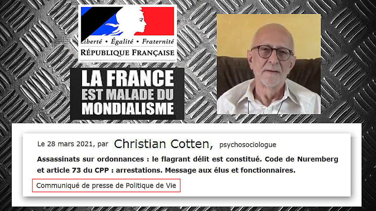 COVID/ C.COTTEN ne mâche pas ses mots !