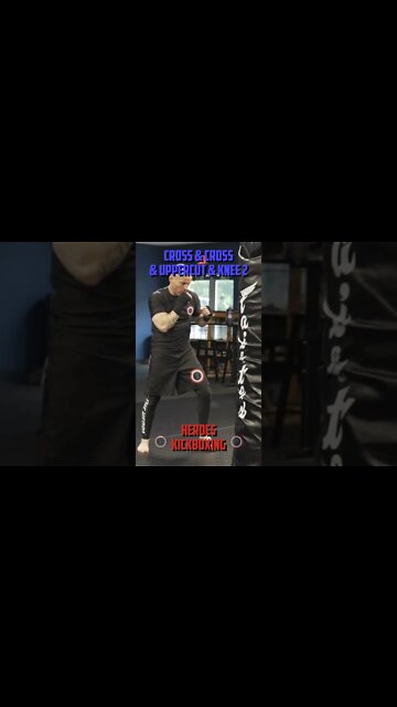 Heroes Training Center | Kickboxing "How To Double Up" Cross & Cross & Uppercut & Knee 2 | #Shorts