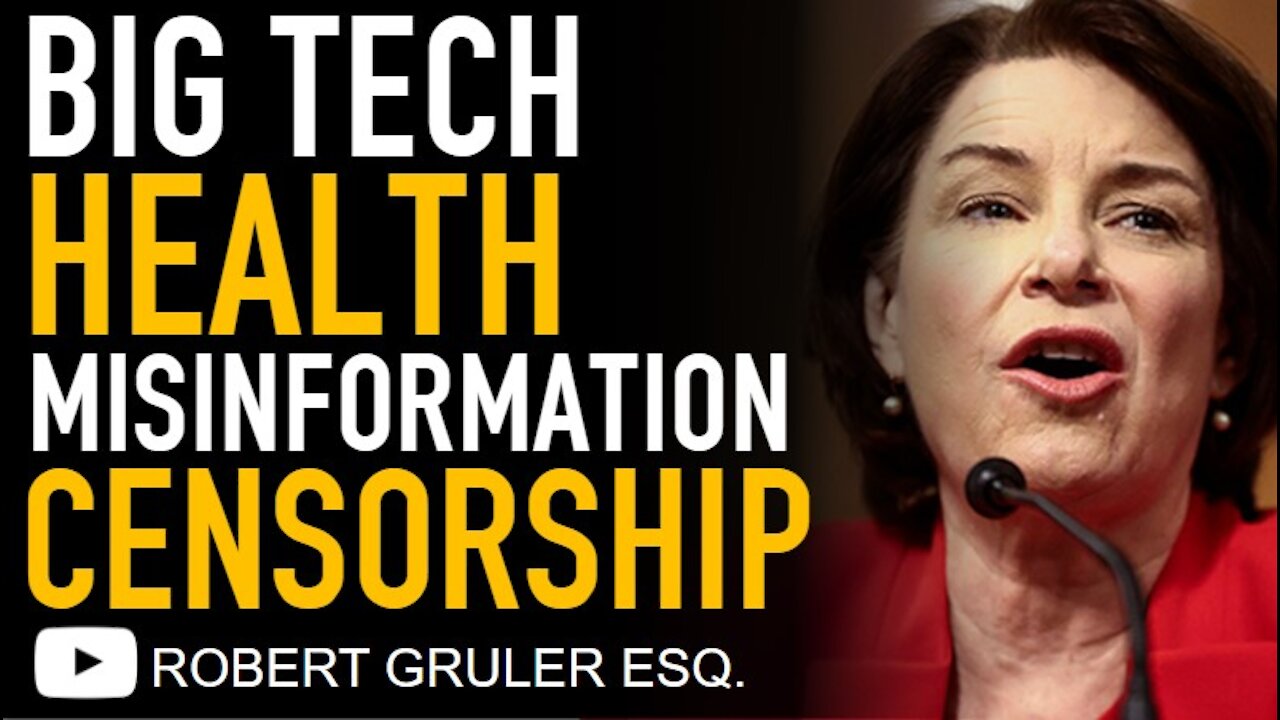 Klobuchar’s “Health Misinformation Act” and Big Tech’s Shared GIFCT Extremism Database