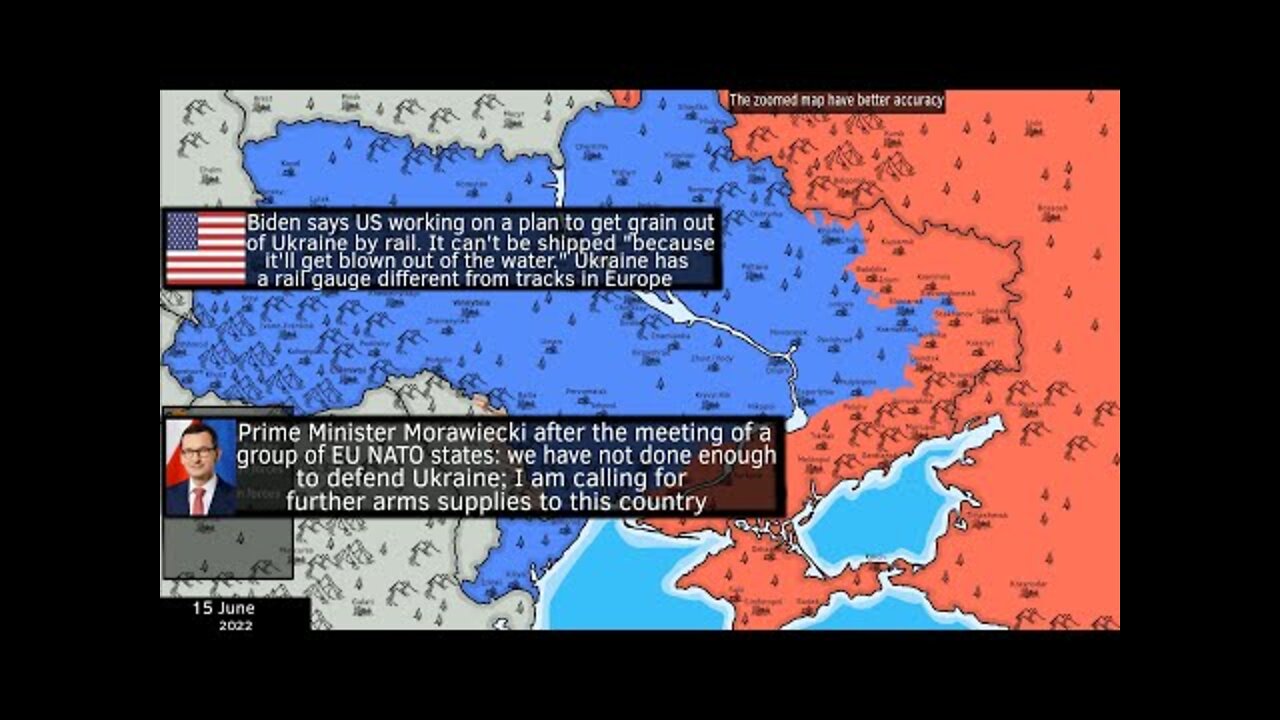 Russian invasion of Ukraine [15 Jun 2022] 'Today'