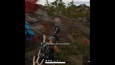 PUBG Shotgun battle over the loot crate